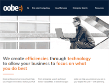 Tablet Screenshot of oobe.com.au