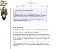 Tablet Screenshot of oobe.pl